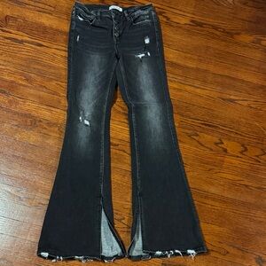 Flying Monkey Black Flare Women Jeans